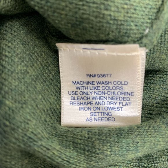 St. John's Bay Green Sweater Large NWT V-neck Career Workwear L - Picture 4 of 4
